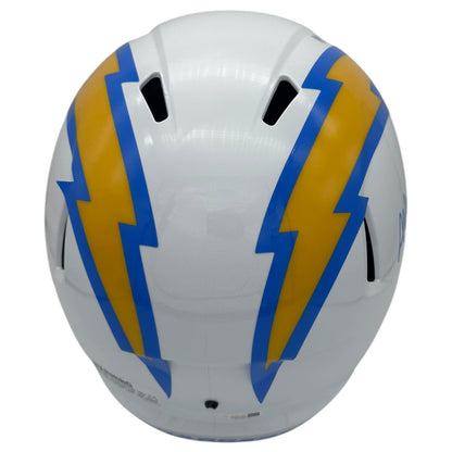 Akheem Mesidor Autographed Los Angeles Chargers (Speed) Deluxe Full Size Replica Helmet - JSA