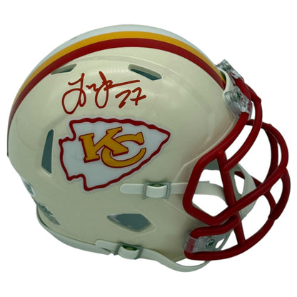 Larry Johnson Autographed Kansas City Chiefs (Retro) Mini Helmet - JSA
