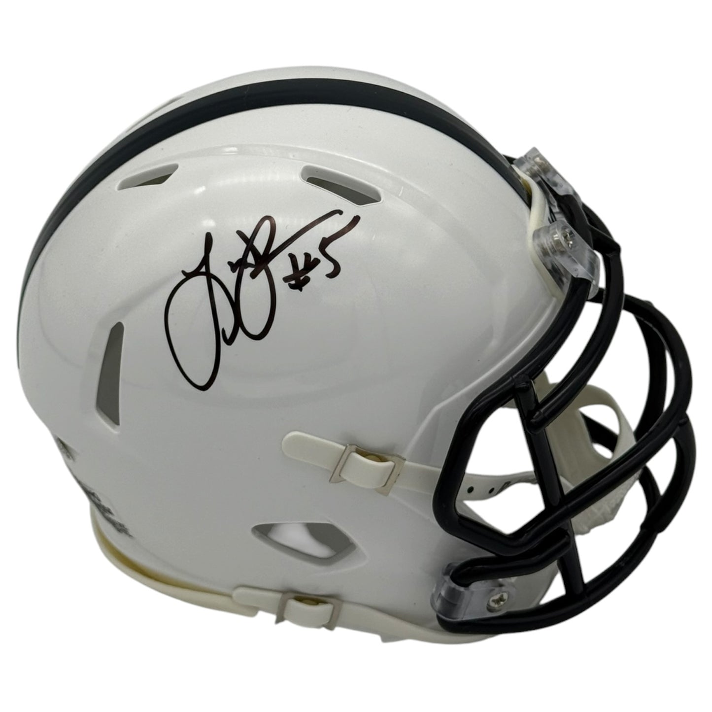 Larry Johnson Autographed Penn State Nittany Lions Mini Helmet - JSA