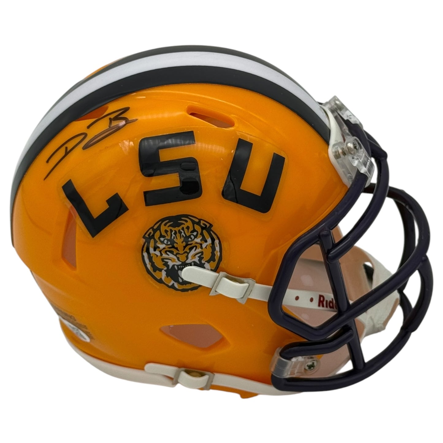Dwayne Bowe Autographed Louisiana State University LSU Tigers Mini Helmet - JSA