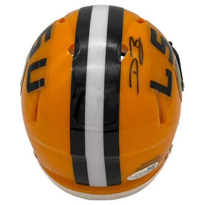 Dwayne Bowe Autographed Louisiana State University LSU Tigers Mini Helmet - JSA