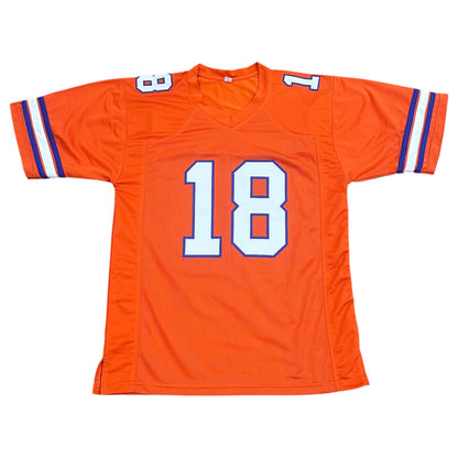 Louis Oliver Autographed Florida (Orange #18) Custom Stitched Jersey - JSA