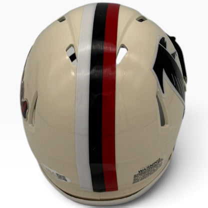 Roddy White Autographed Atlanta Falcons (Retro) Mini Helmet - JSA