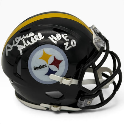 Donnie Shell Autographed Pittsburgh Steelers (Speed) Mini Helmet w/ HOF 20 - JSA