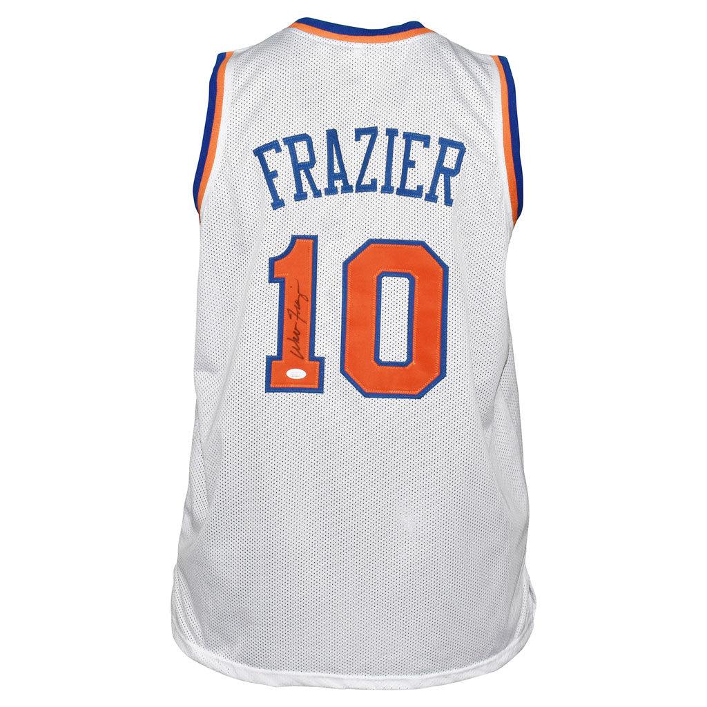 Walt Frazier Autographed New York Knicks (White #10) Jersey - JSA