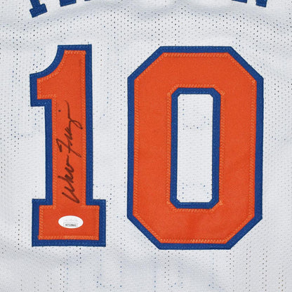 Walt Frazier Autographed New York Knicks (White #10) Jersey - JSA