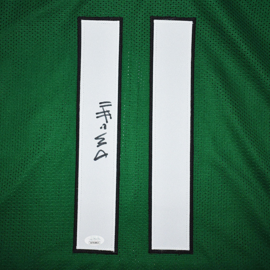 Denzel Mims Autographed New York Jets (Green #11) Jersey - JSA