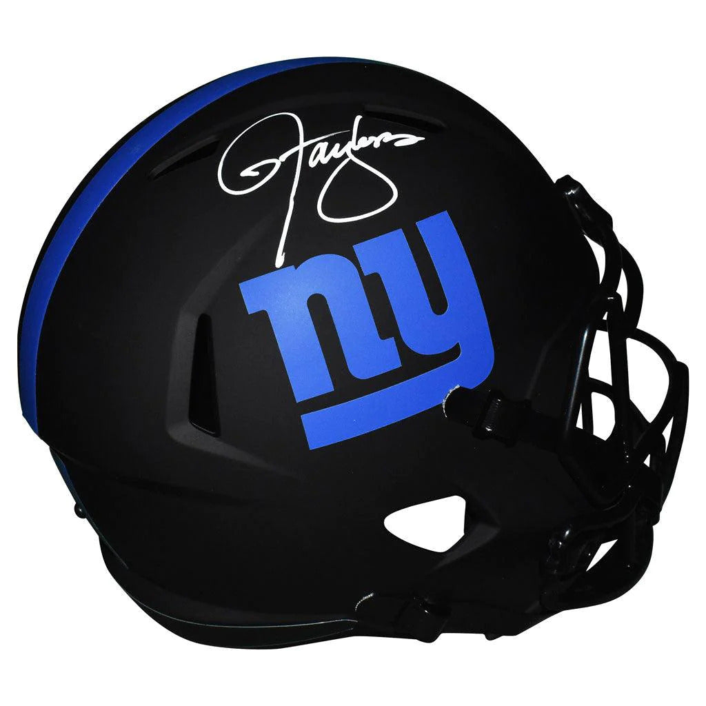 Lawrence Taylor Autographed New York Giants (ECLIPSE Alternate) Deluxe Full-Size Replica Helmet - JSA