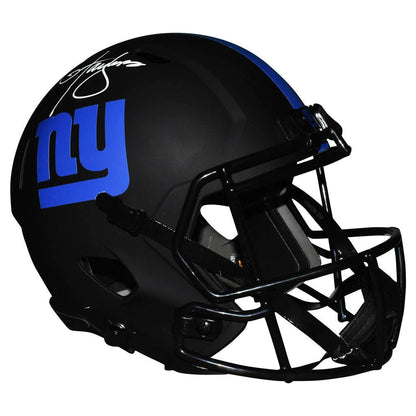 Lawrence Taylor Autographed New York Giants (ECLIPSE Alternate) Deluxe Full-Size Replica Helmet - JSA