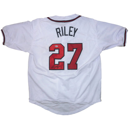 Austin Riley Autographed Atlanta (White #27) Jersey - Beckett