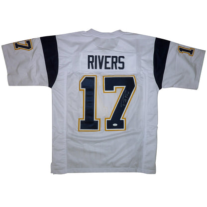 Philip Rivers Autographed San Diego (White #17) Jersey - JSA