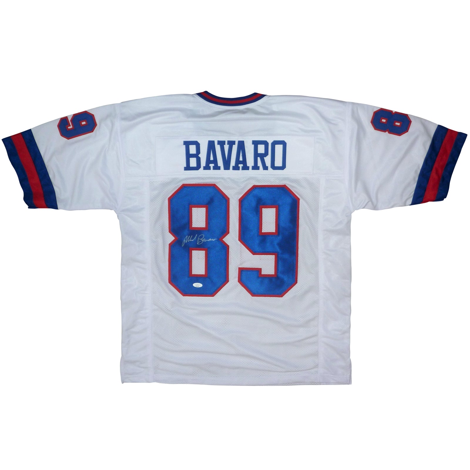 Mark Bavaro Autographed New York Giants (White #89) Custom Jersey - JSA