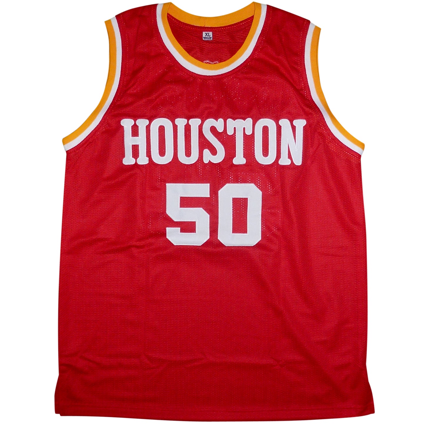 Ralph Sampson Autographed Houston (Red #50) Custom Jersey - JSA