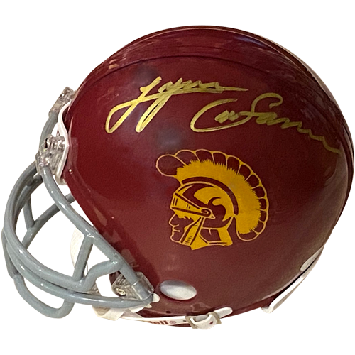 LYNN SWANN Autographed USC Trojans Mini Helmet