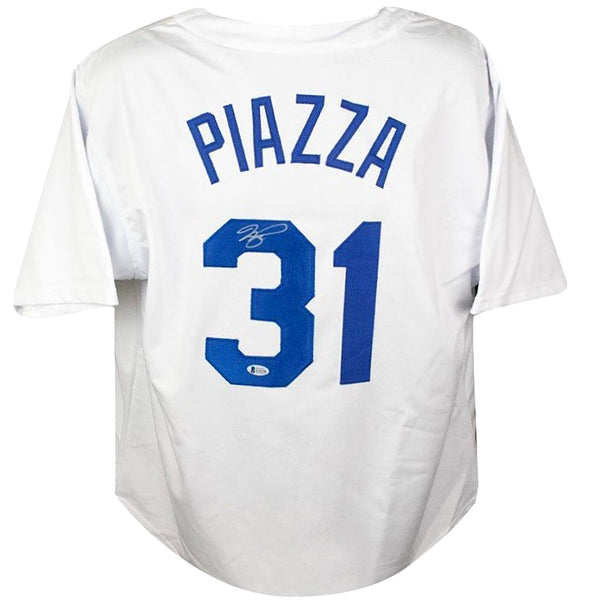 Mike Piazza Autographed Los Angeles Dodgers (White #31) Jersey