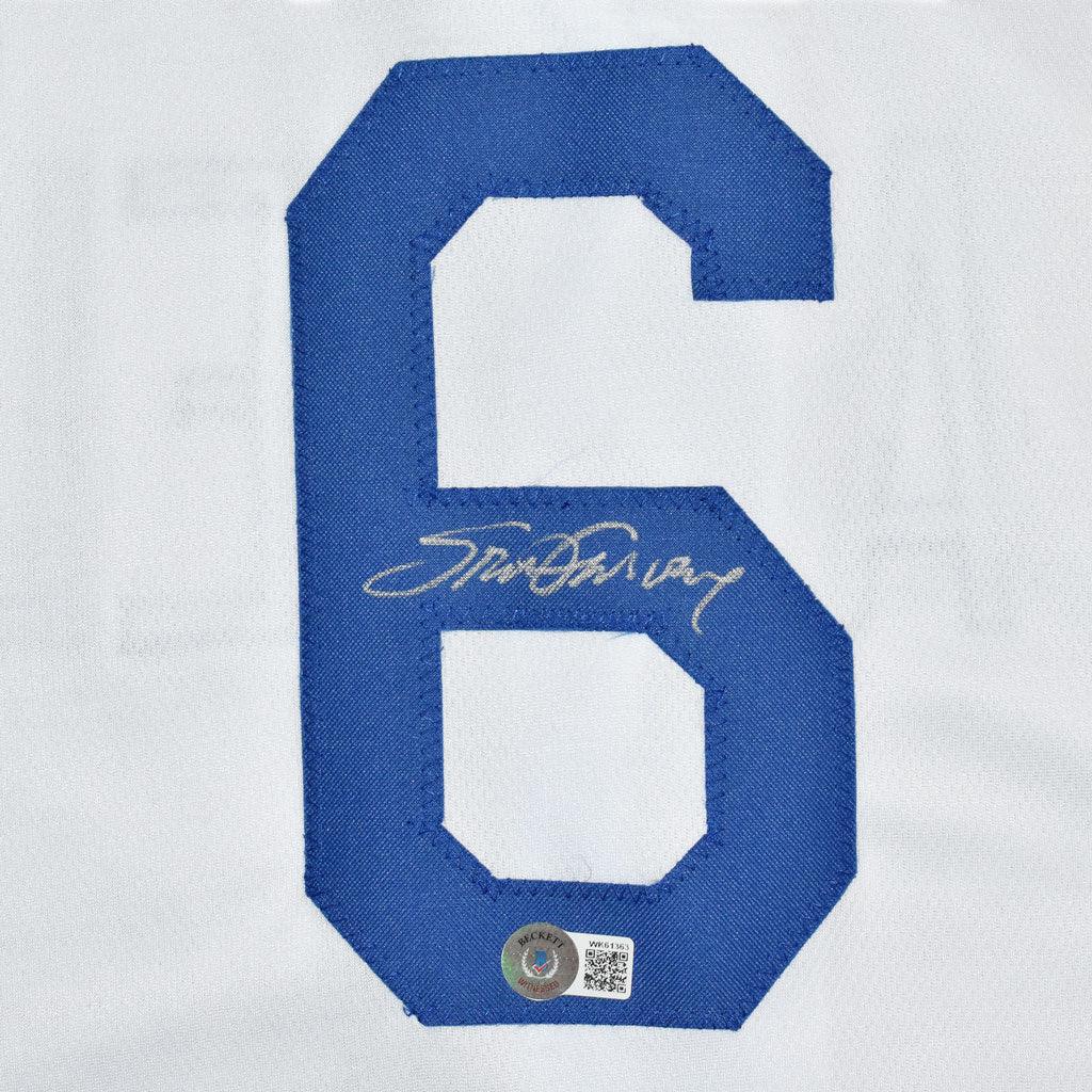 Steve Garvey Autographed Los Angeles (White #6) Jersey - Beckett