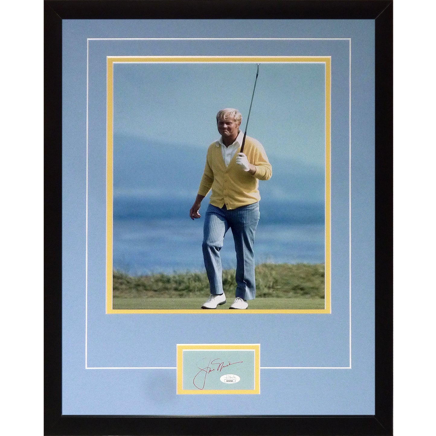 JACK NICKLAUS Autographed US Open (Pebble Beach) Deluxe Framed 11x14 Piece