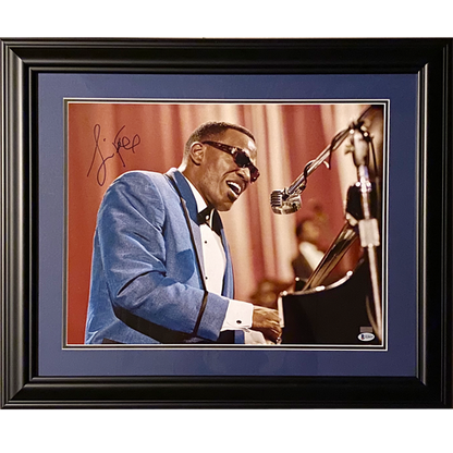 Jamie Foxx Autographed Ray Deluxe Framed 16x20 Photo