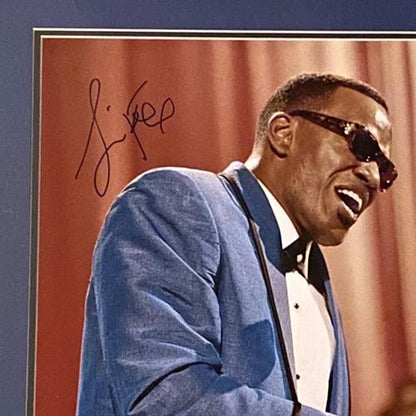 Jamie Foxx Autographed Ray Deluxe Framed 16x20 Photo