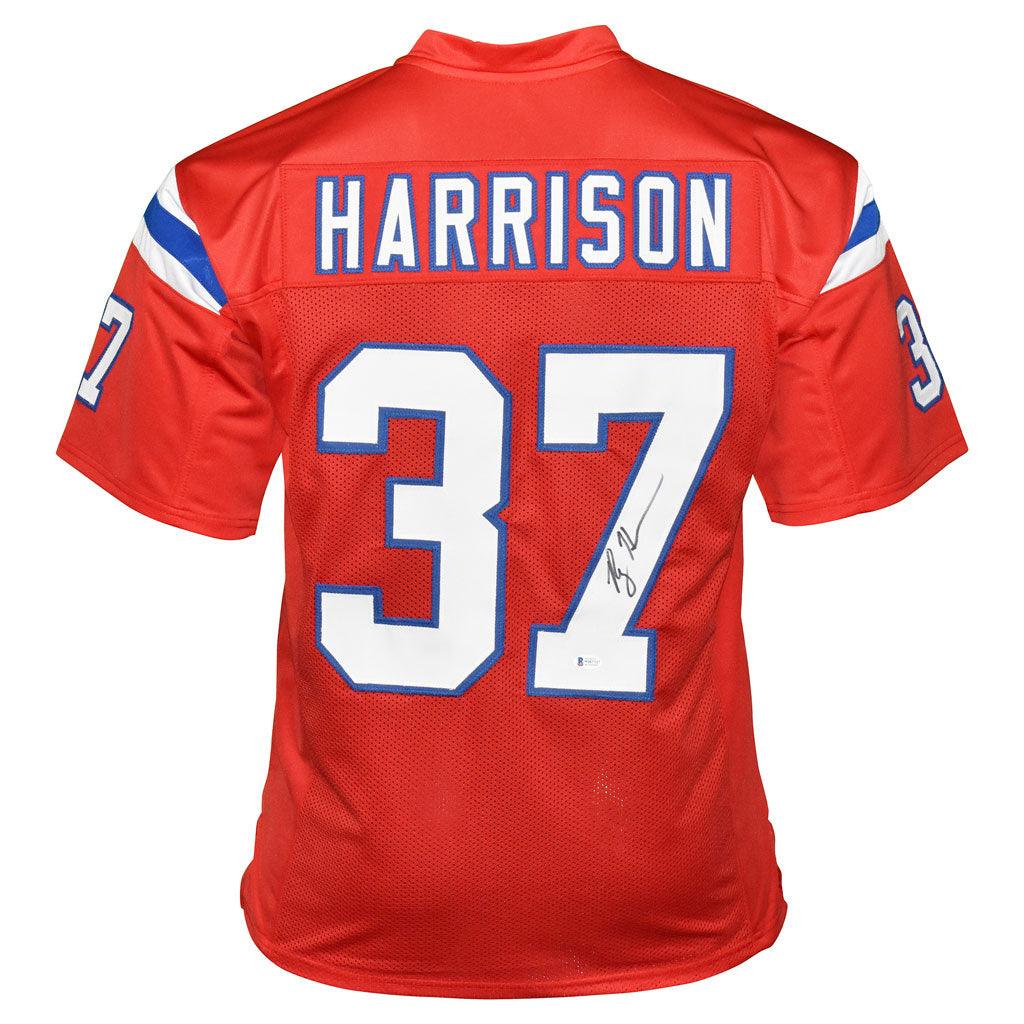 Rodney Harrison Autographed New England Patriots (Red #37) Custom Jersey - Beckett