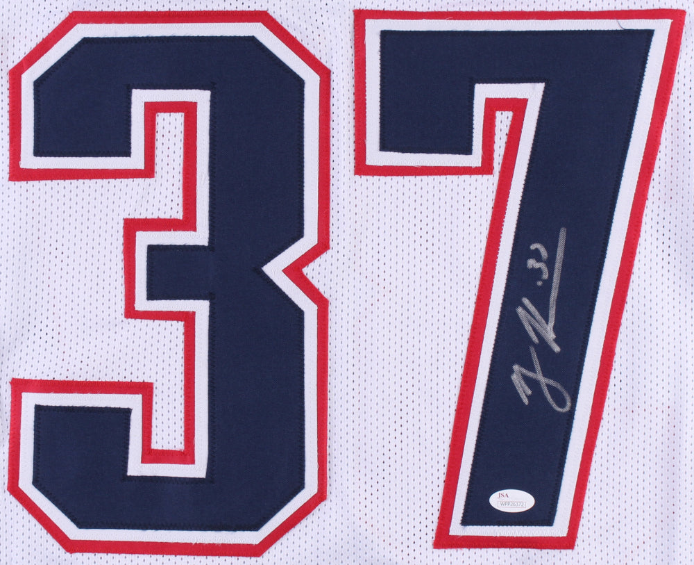 Rodney Harrison Autographed New England Patriots (White #37) Jersey