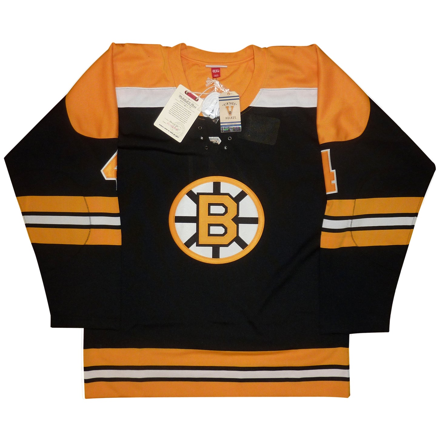 Bobby Orr Autographed Boston Bruins (Black #4) Authentic CCM Jersey