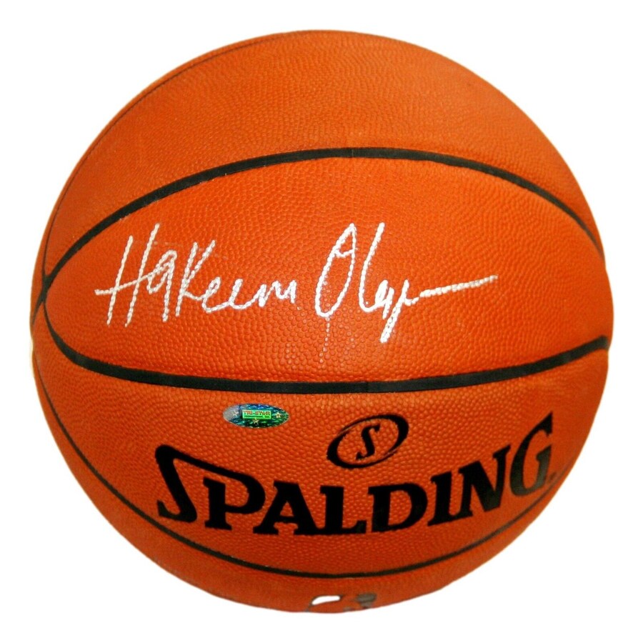 HAKEEM OLAJUWON Autographed NBA Basketball