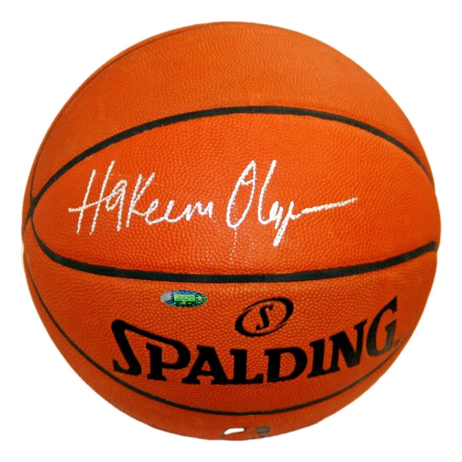 HAKEEM OLAJUWON Autographed NBA Basketball