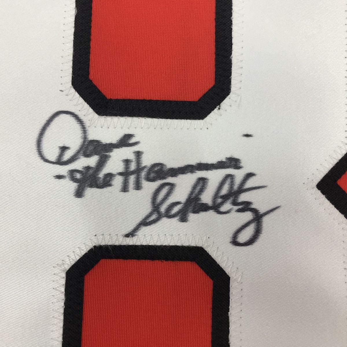 Dave "The Hammer" Schultz Autographed Philadelphia (Orange #8) Custom Jersey - JSA