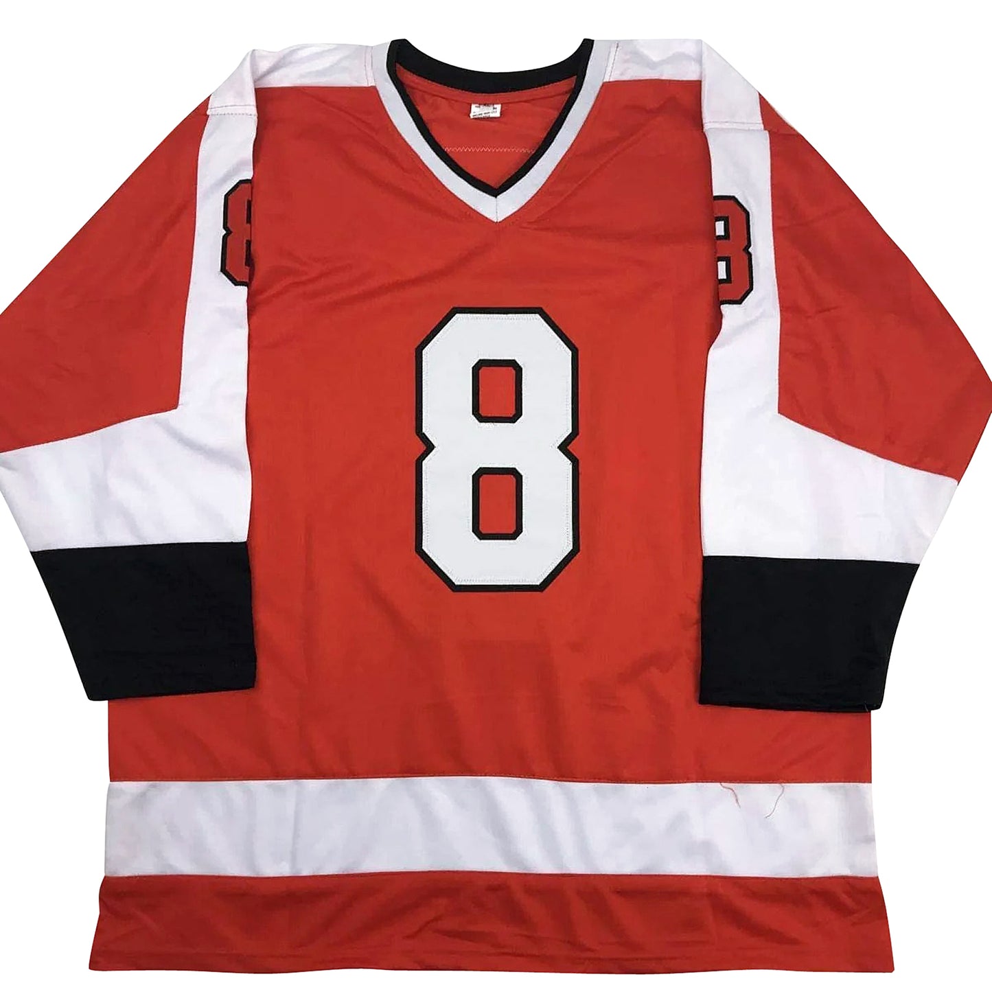 Dave "The Hammer" Schultz Autographed Philadelphia (Orange #8) Custom Jersey - JSA