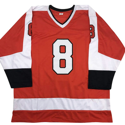 Dave "The Hammer" Schultz Autographed Philadelphia (Orange #8) Custom Jersey - JSA