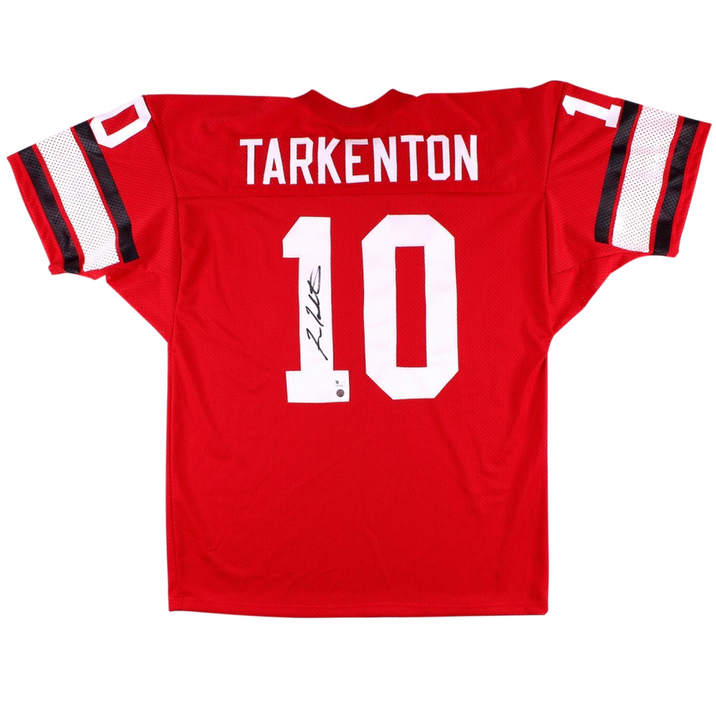 Fran Tarkenton Autographed Georgia Bulldogs (Red #10) Custom Jersey - JSA