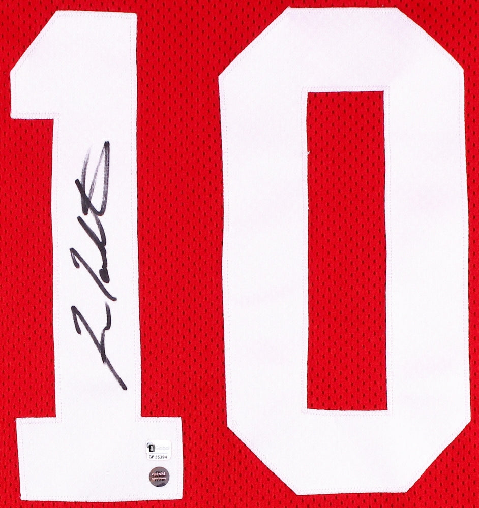 Fran Tarkenton Autographed Georgia Bulldogs (Red #10) Custom Jersey - JSA