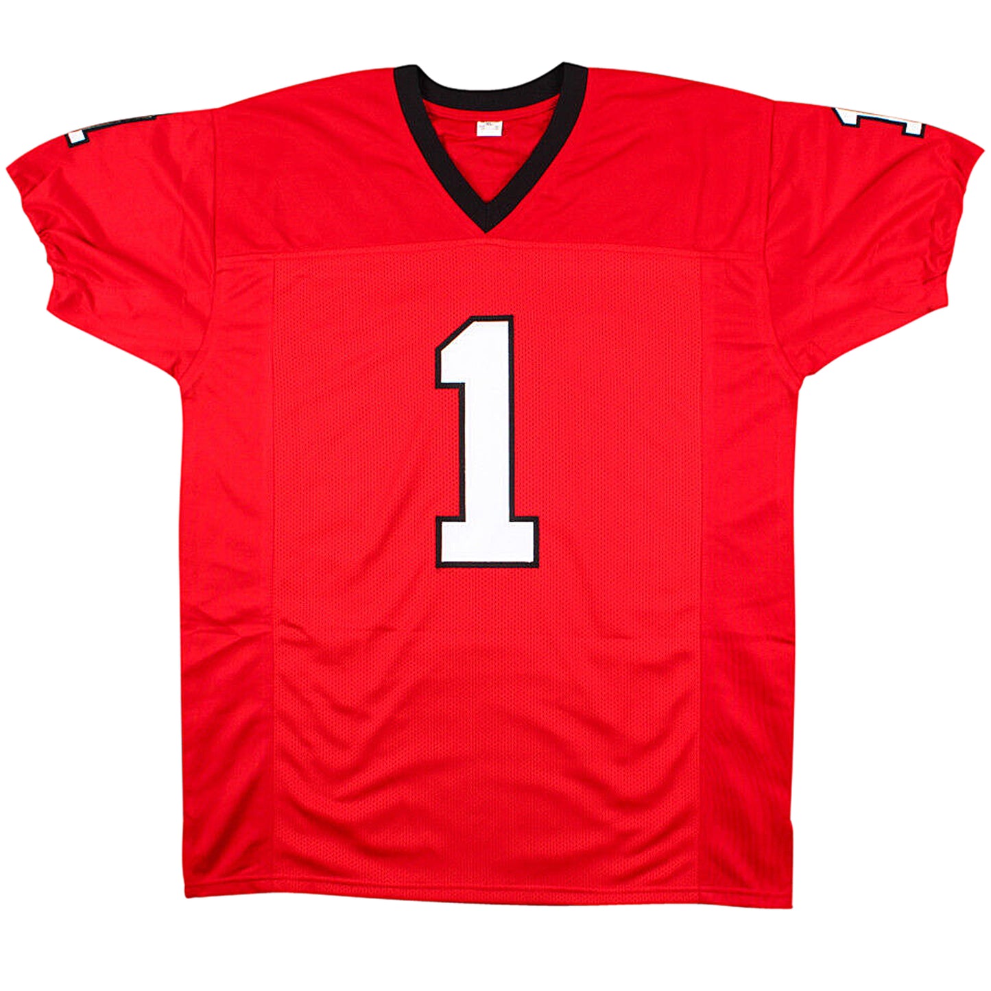 Sony Michel Autographed Georgia Bulldogs (Red #1) Custom Jersey - Beckett