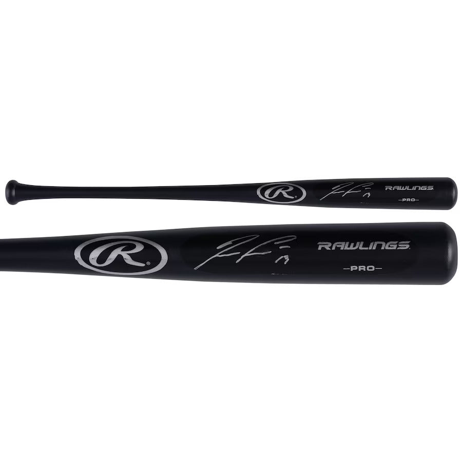 Ronald Acuna Jr. Signed Black Big Stick Bat