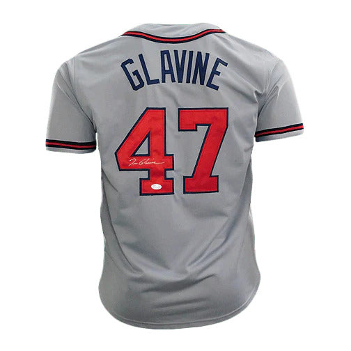 Tom Glavine Autographed Alanta (Grey #47) Stitched Jersey - Radtke