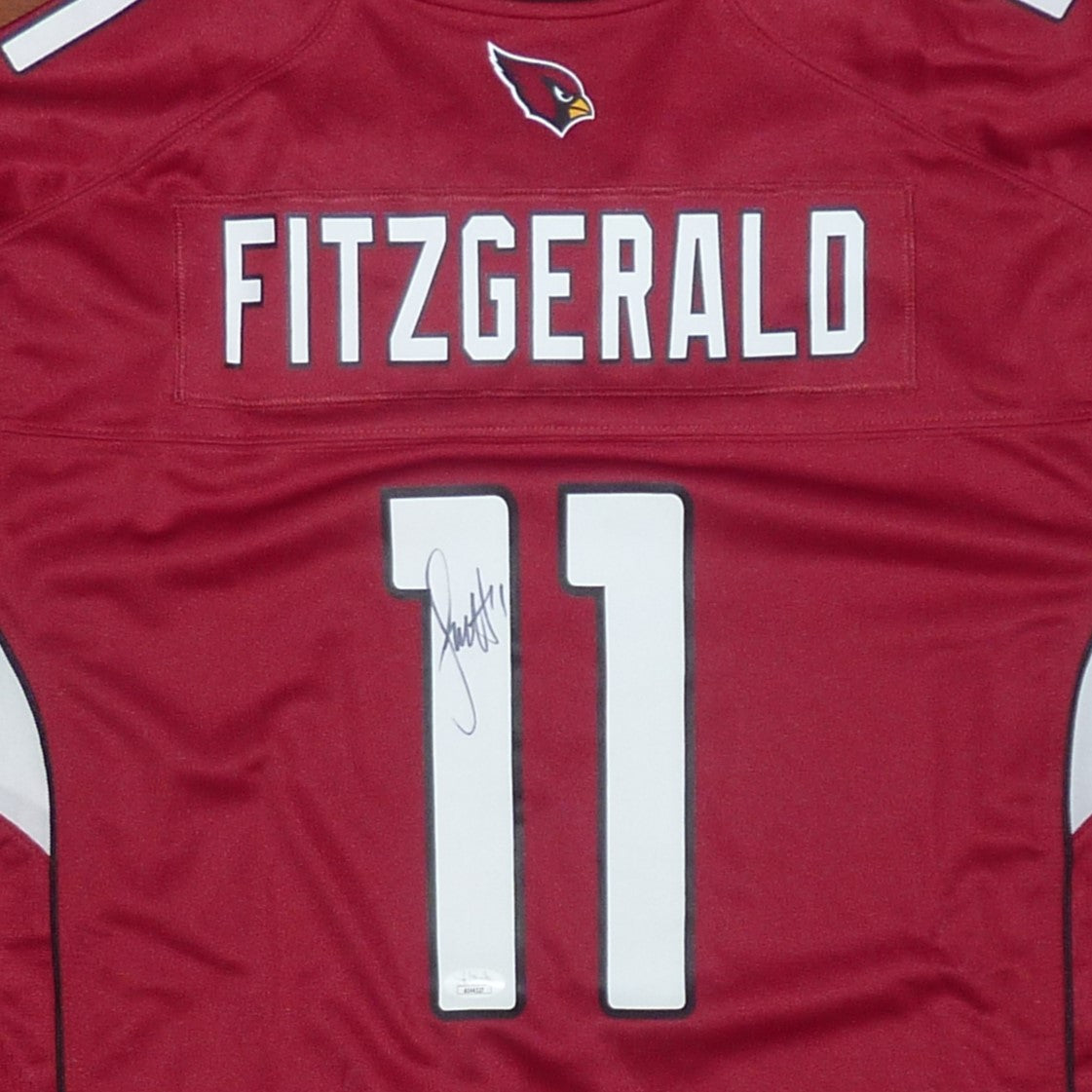 Larry Fitzgerald Autographed Arizona Cardinals (Red #11) Nike Jersey - JSA