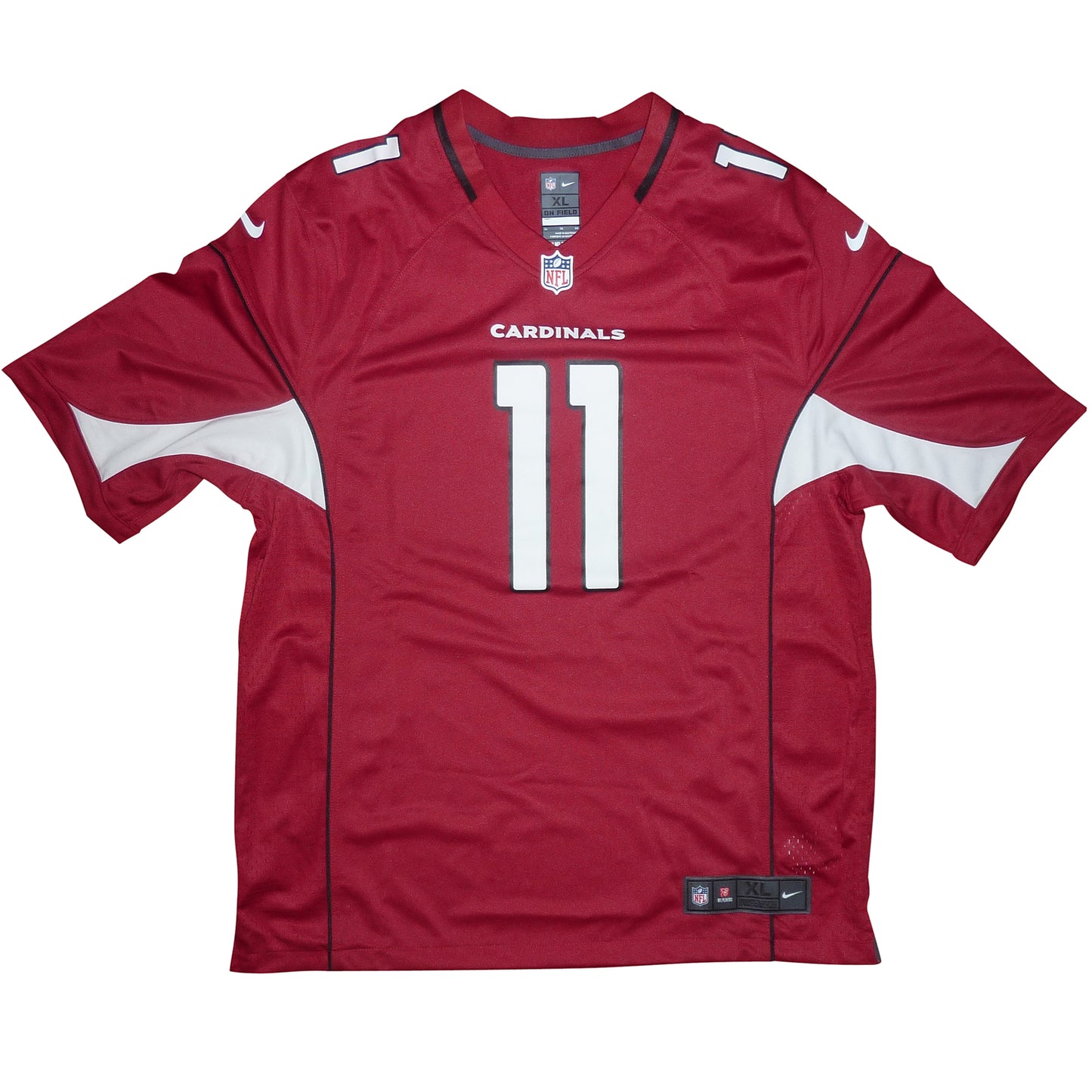 Larry Fitzgerald Autographed Arizona Cardinals (Red #11) Nike Jersey - JSA