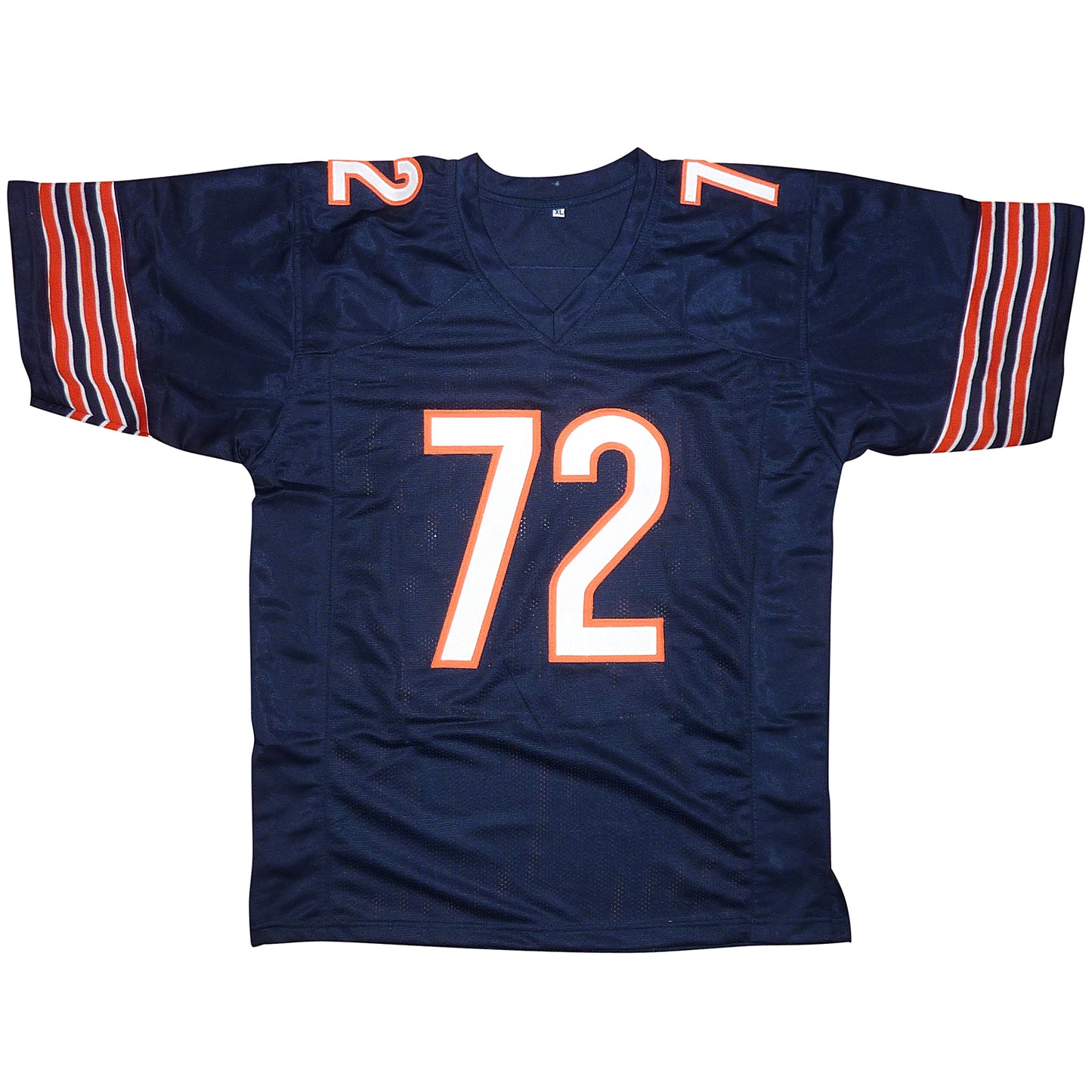 WILLIAM "THE FRIDGE" PERRY Signed Chicago (Navy Blue #72) Custom Jersey - Beckett