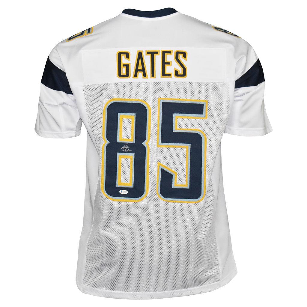 Antonio Gates Autographed San Diego (White #85) Custom Jersey JSA