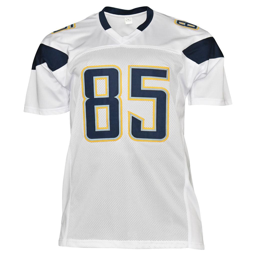 Antonio Gates Autographed San Diego (White #85) Custom Jersey JSA