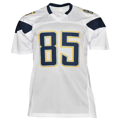 Antonio Gates Autographed San Diego (White #85) Custom Jersey JSA