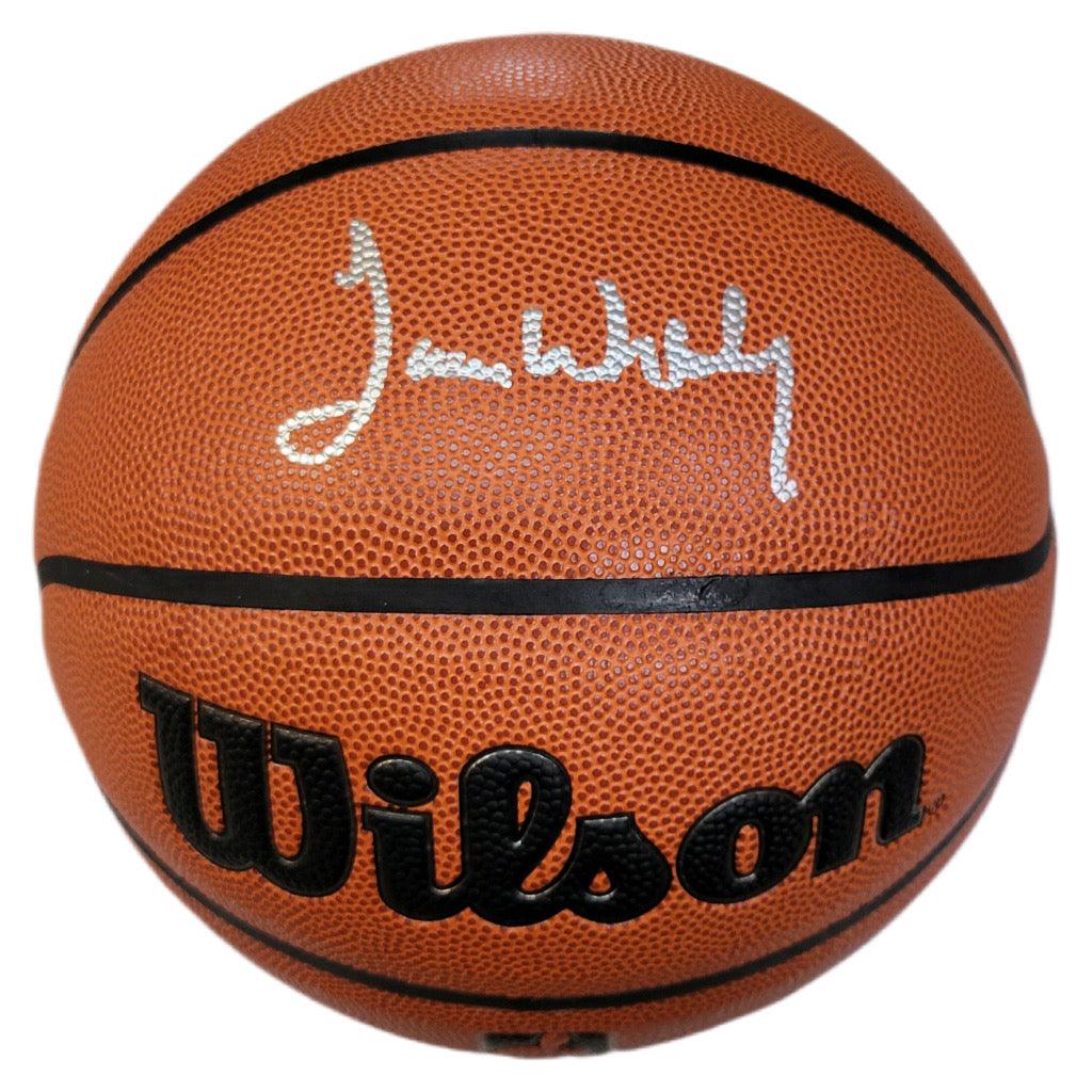 James Worthy Autographed NBA Basketball - JSA
