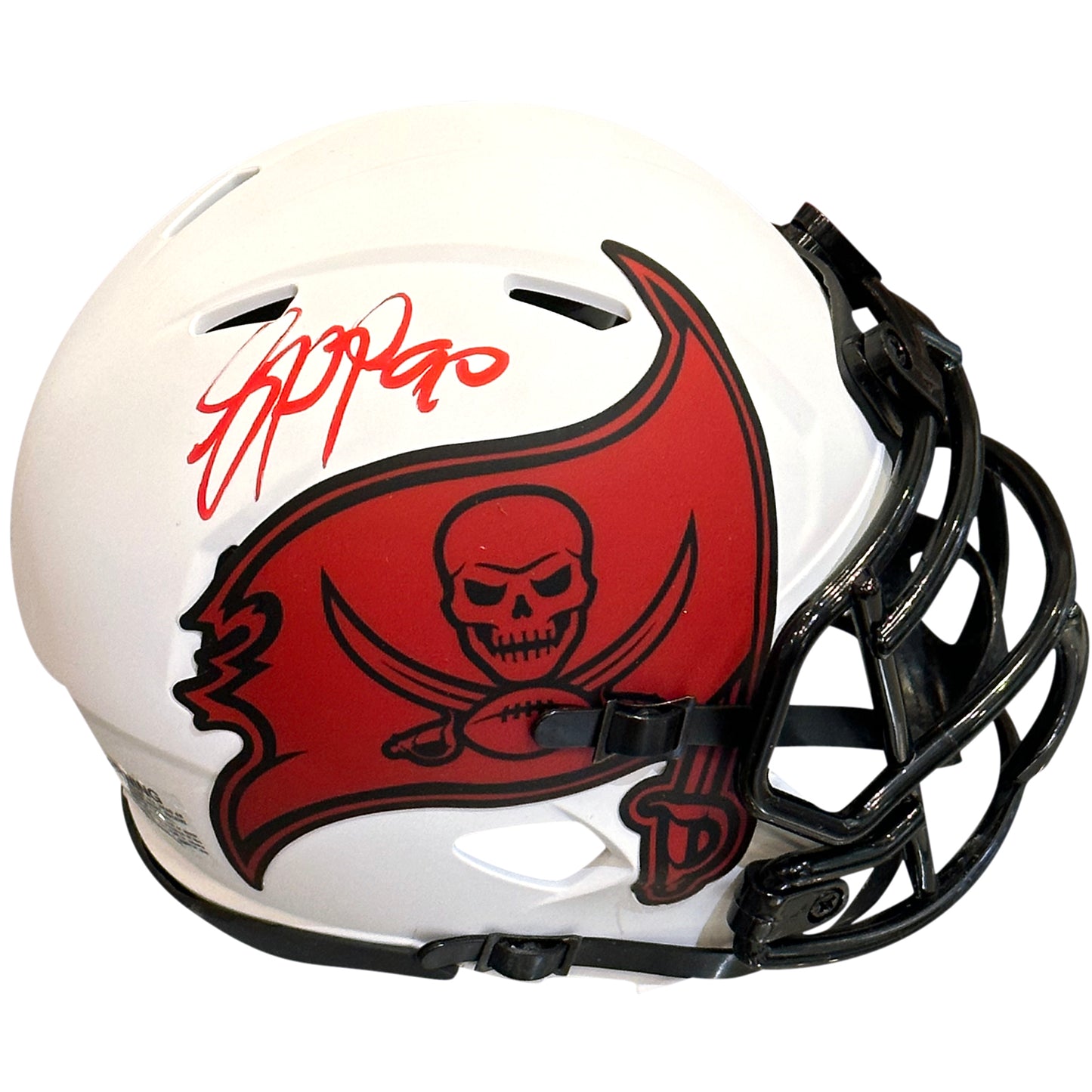 Jason Pierre Paul Autographed Tampa Bay Buccaneers (LUNAR ECLIPSE Alternate) Mini Helmet - JSA