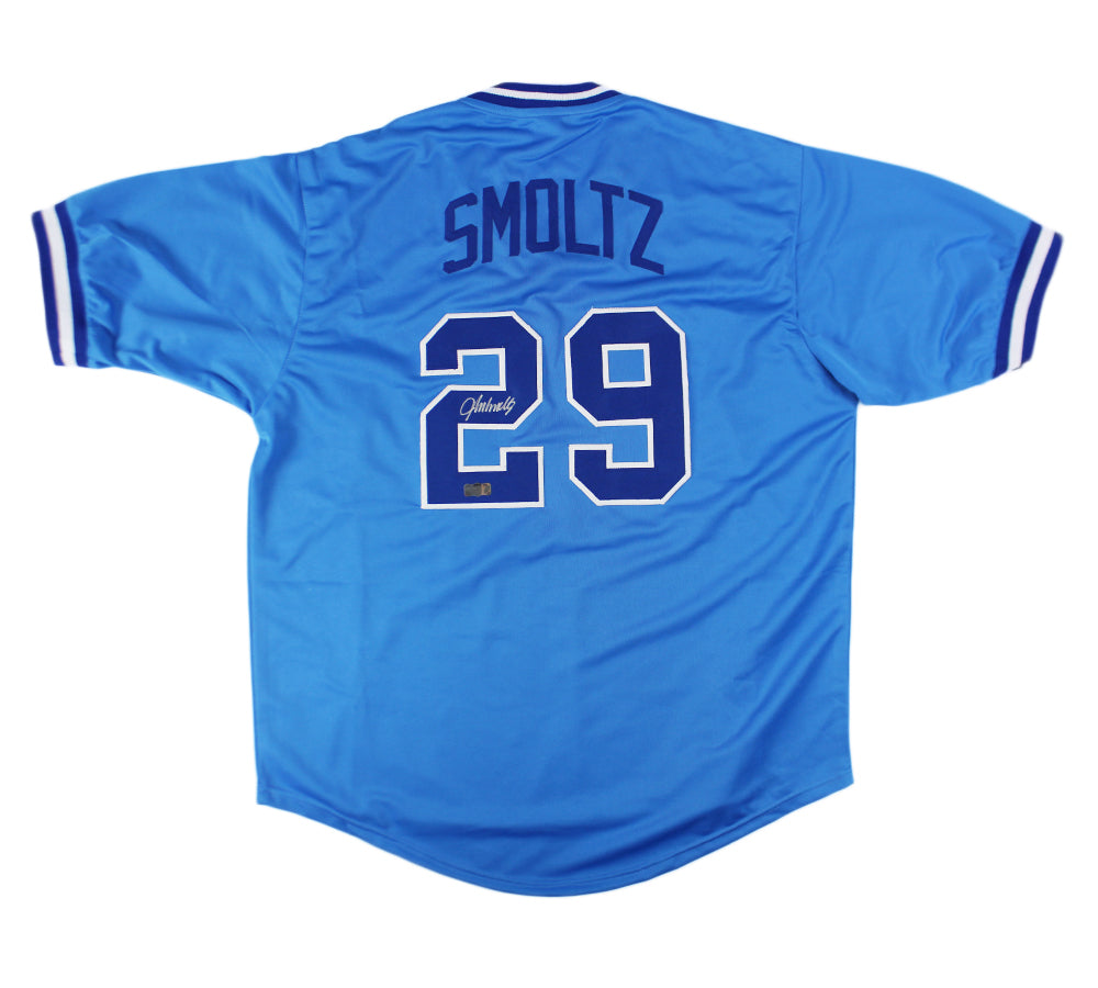 John Smoltz Braves Signed Framed Jersey