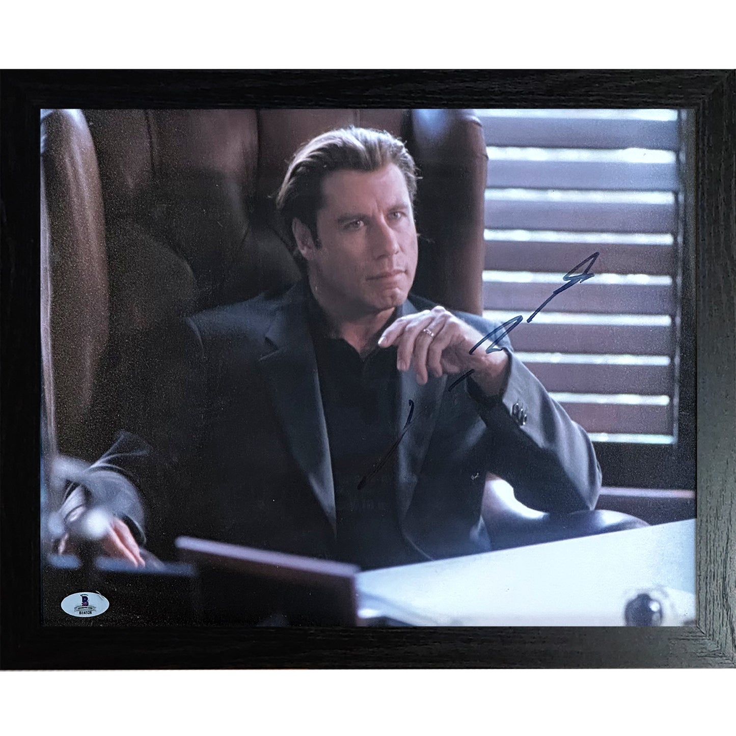 John Travolta Autographed Framed 11x14 Photo - JSA