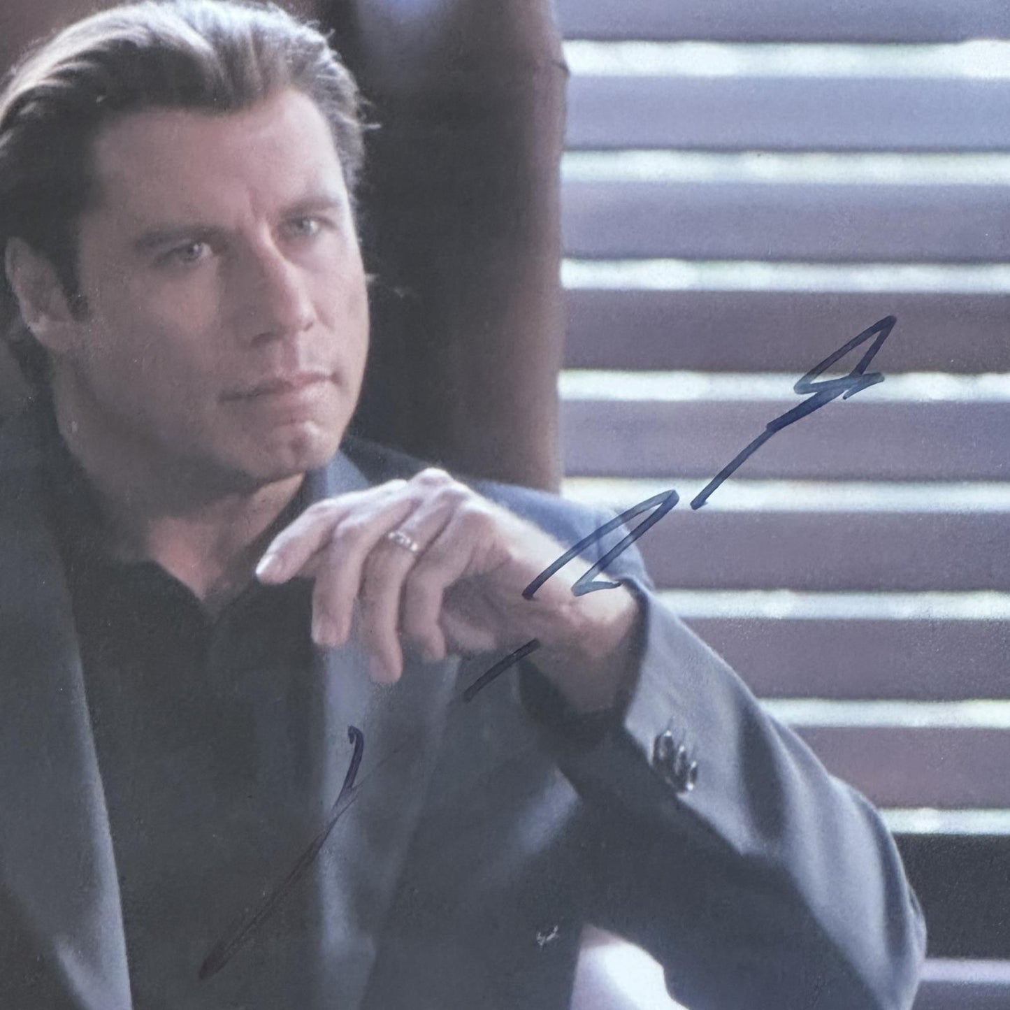 John Travolta Autographed Framed 11x14 Photo - JSA