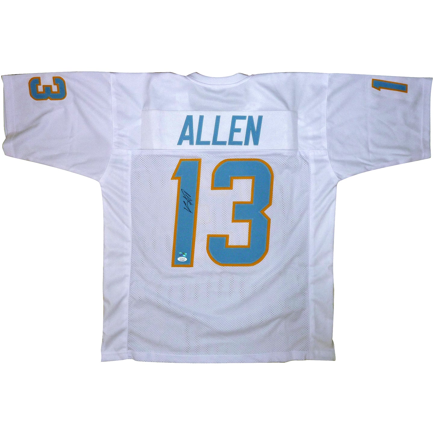 Keenan Allen Autographed Los Angeles Chargers (White #13) Custom Jersey - Beckett