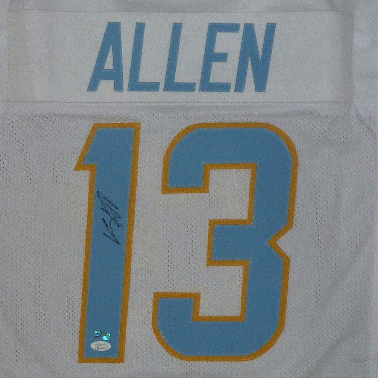 Keenan Allen Autographed Los Angeles Chargers (White #13) Custom Jersey - Beckett