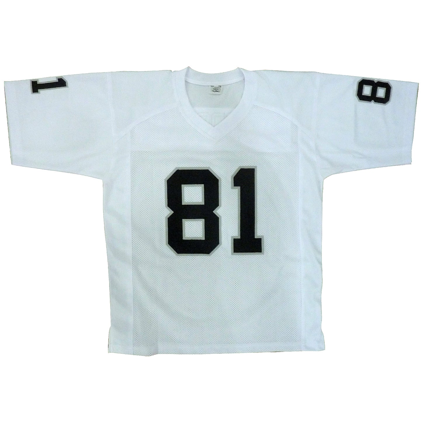 Tim Brown Autographed Oakland (White #81) Custom Jersey Beckett